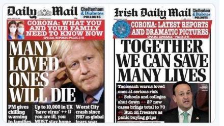 Irish Daily Mail 13.3.2020 save many lives